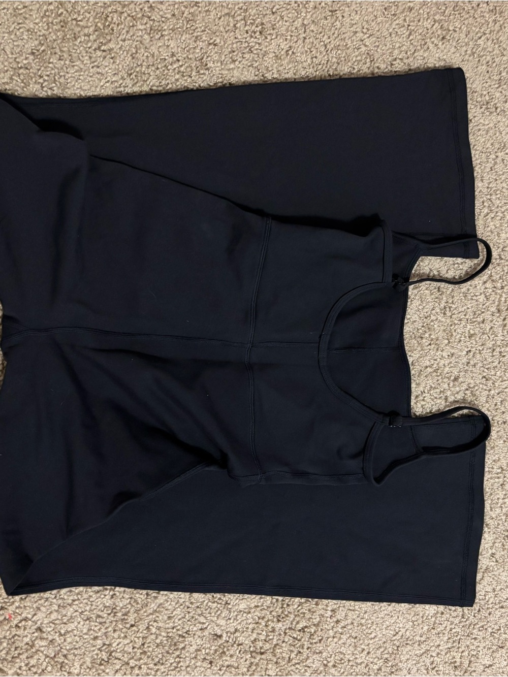 Aritzia Wilfred Free Divinity Flare Black High Stretch Jumpsuit Womens Size XS - Picture 6 of 6